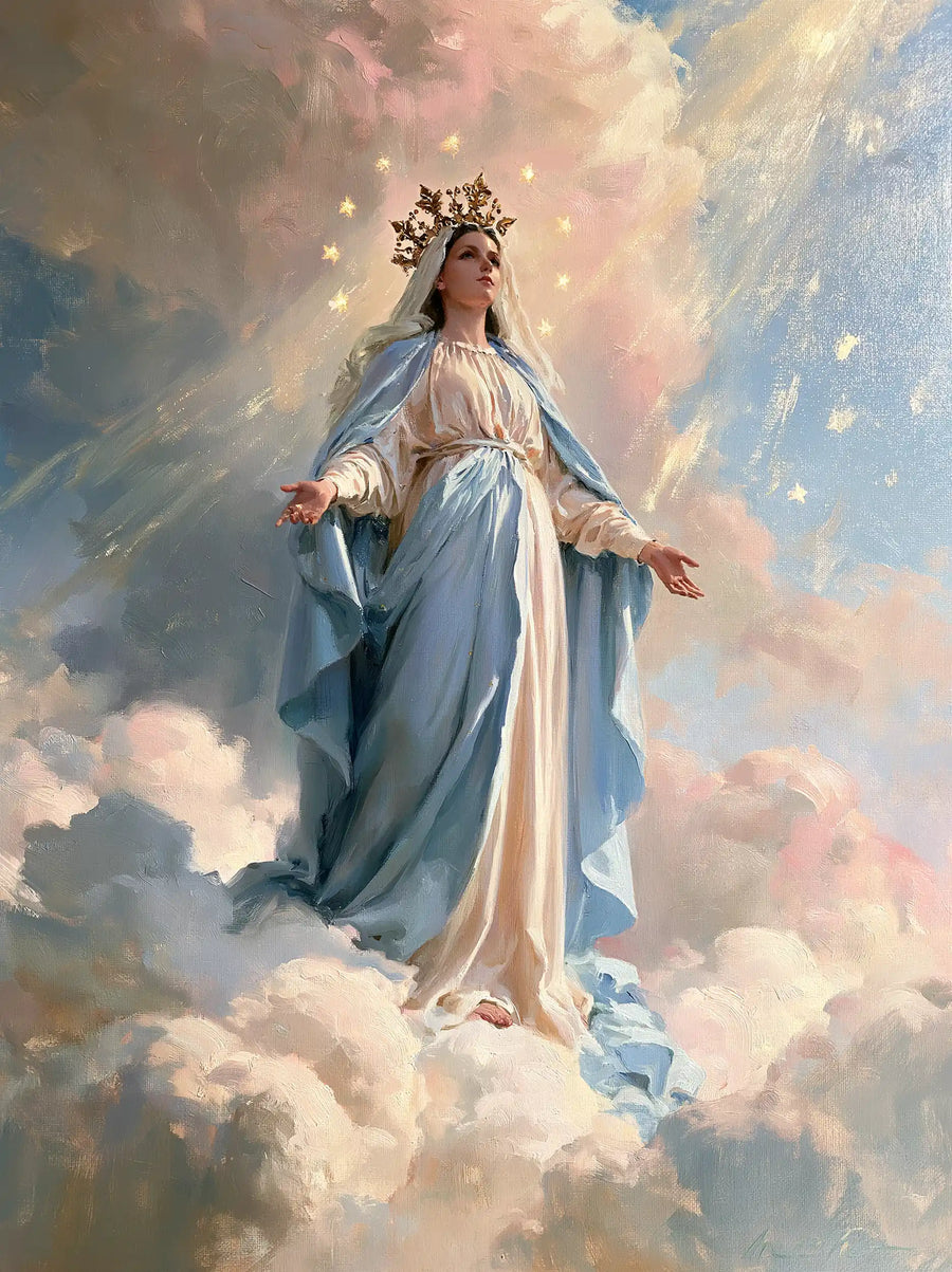 Mary Queen of Heaven - Impressionist · Portrait n° 34