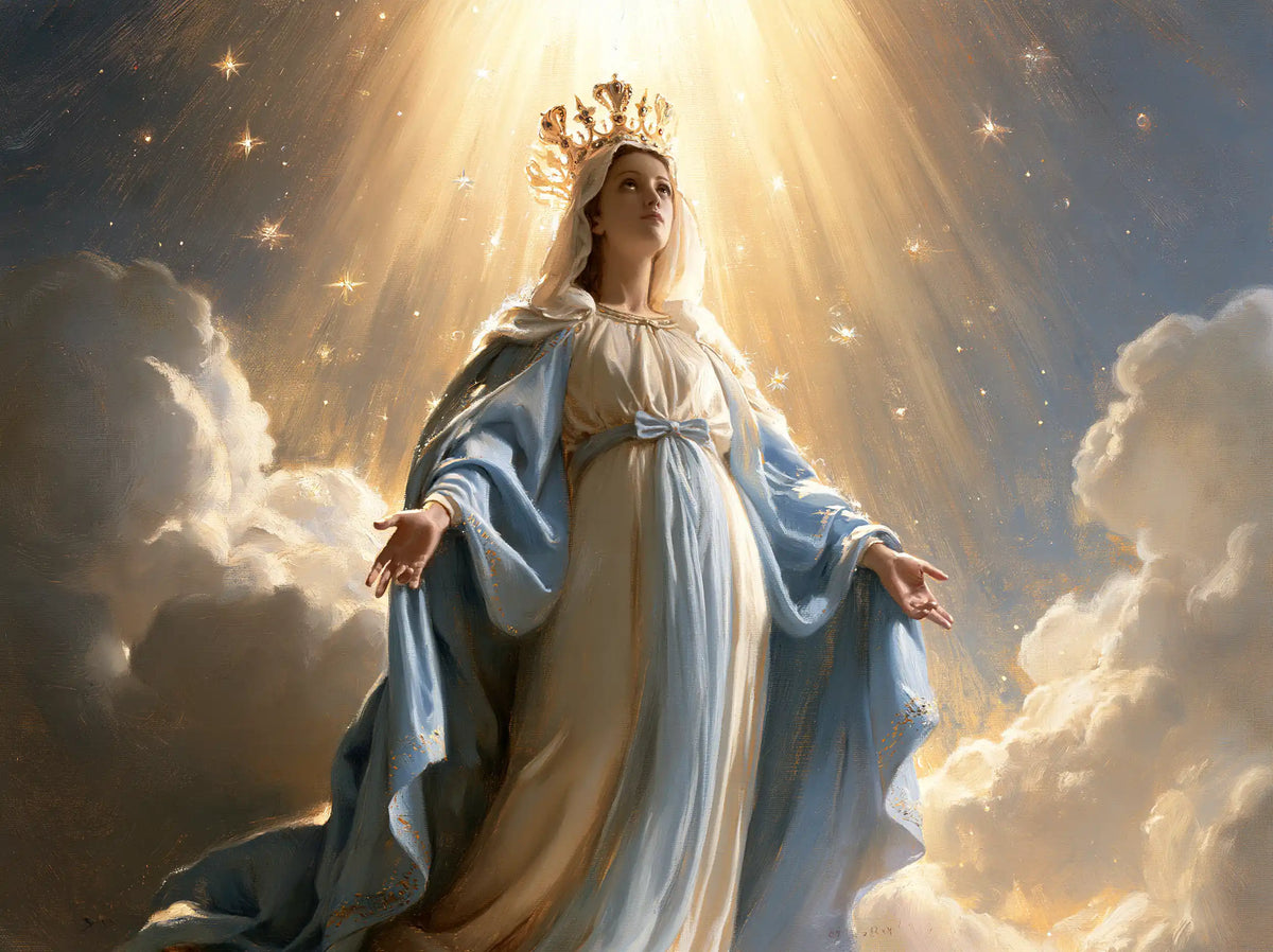 Mary Queen of Heaven - Mary before Heavenly Light · Landscape n° 11