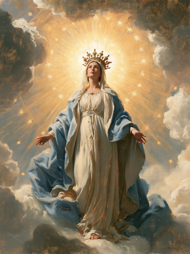 Mary Queen of Heaven - Mary before Heavenly Light · Portrait n° 3
