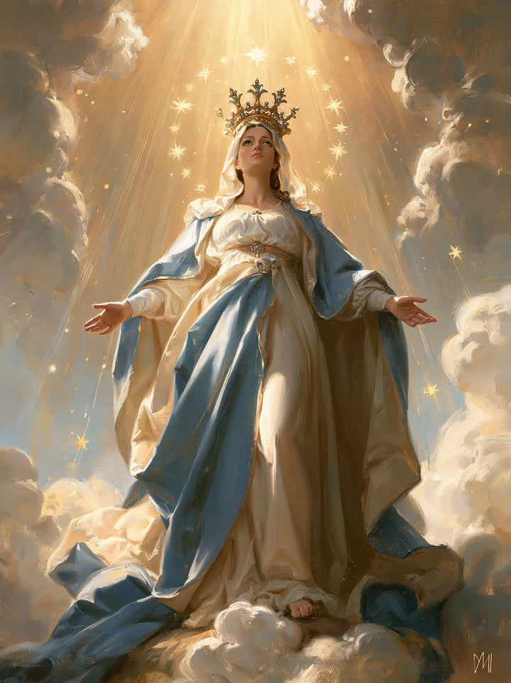 Mary Queen of Heaven - Mary before Heavenly Light · Portrait n° 7