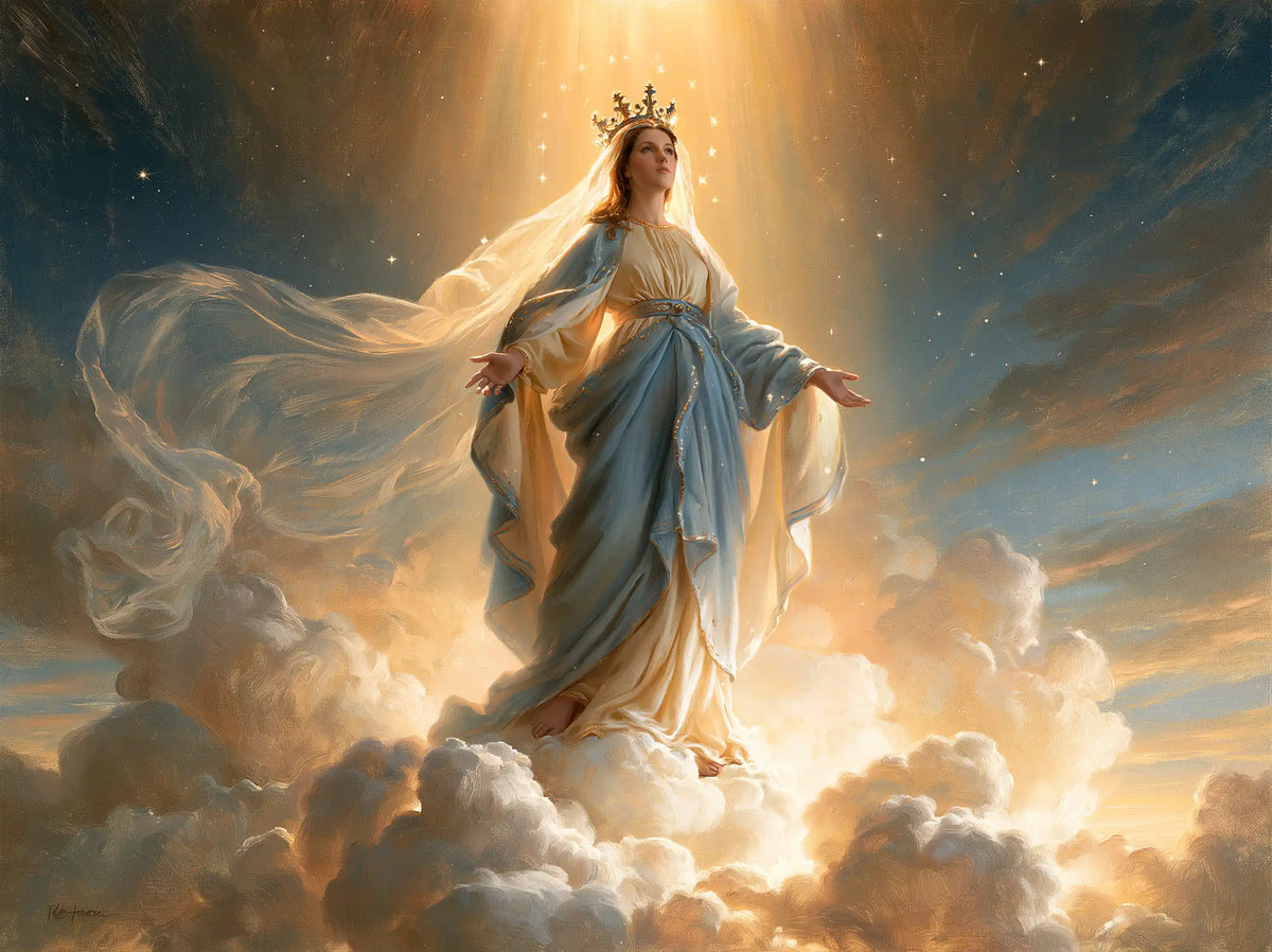 Mary Queen of Heaven - Mary upon the Clouds · Landscape n° 5