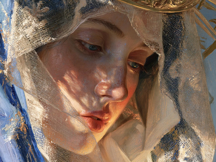 Mary, Queen of Heaven — Light Filtered Through the Fine Veil