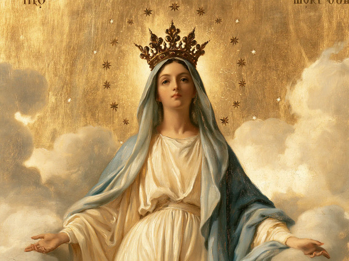 Mary Queen of Heaven - Sacred Gold · Landscape n° 3
