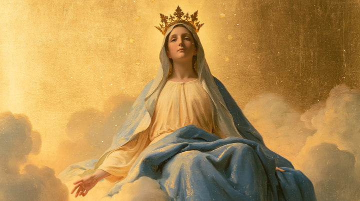Mary Queen of Heaven - Sacred Gold · Landscape n° 12