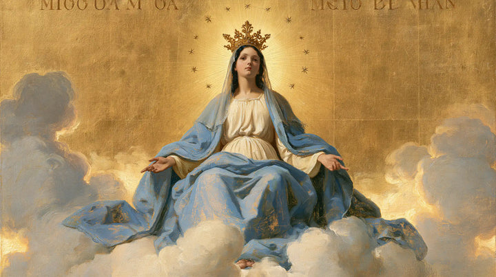 Mary, Queen of Heaven — The Cloud Seat Beneath Slender Stars