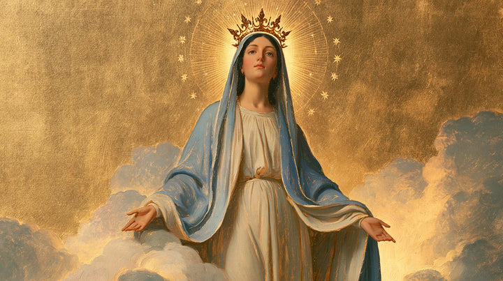 Mary Queen of Heaven - Sacred Gold · Landscape n° 19