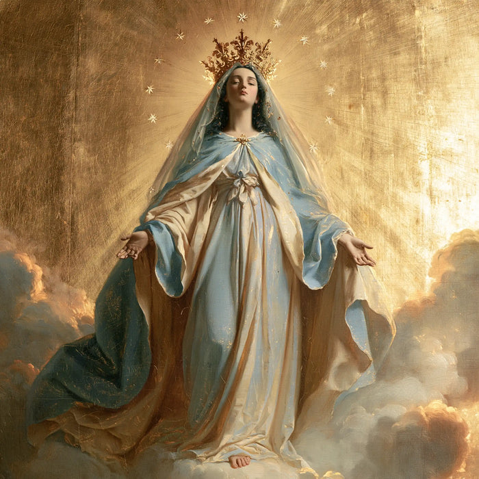 Mary Queen of Heaven - Sacred Gold · Square n° 1