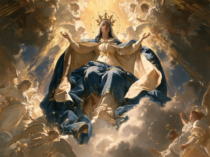 Mary Queen of Heaven - Sacred Monumental View · Landscape n° 4