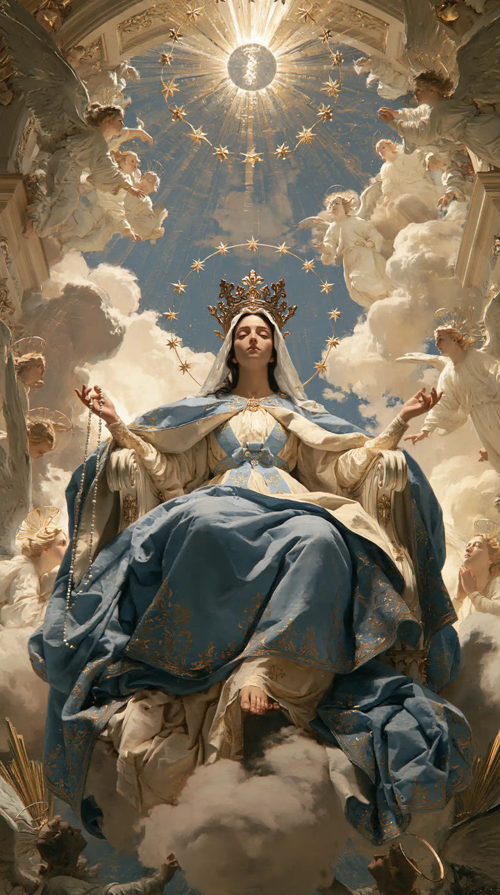 Mary, Queen of Heaven — Beneath the Vault of the Dawning Day