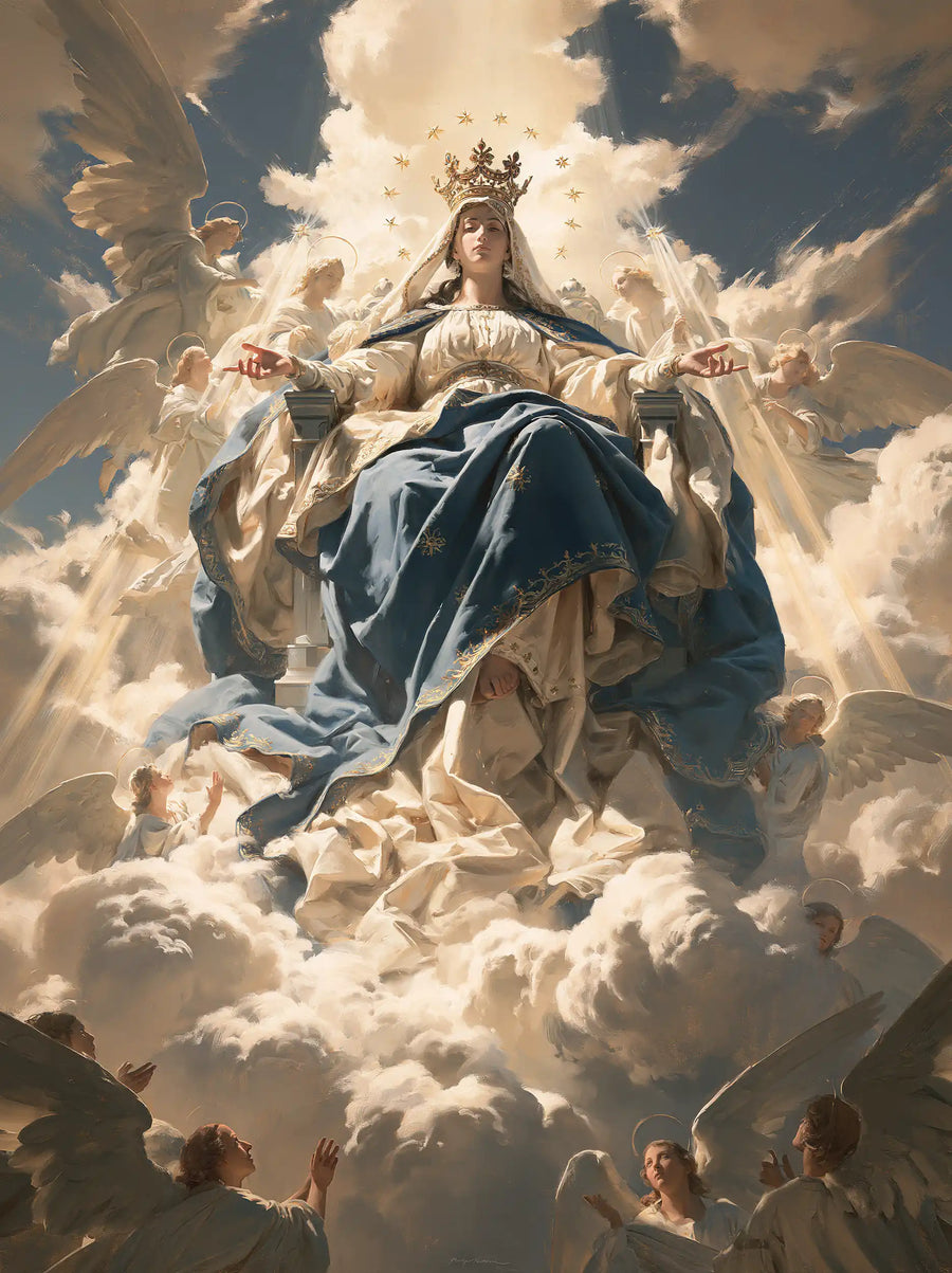 Mary Queen of Heaven - Sacred Monumental View · Portrait n° 36
