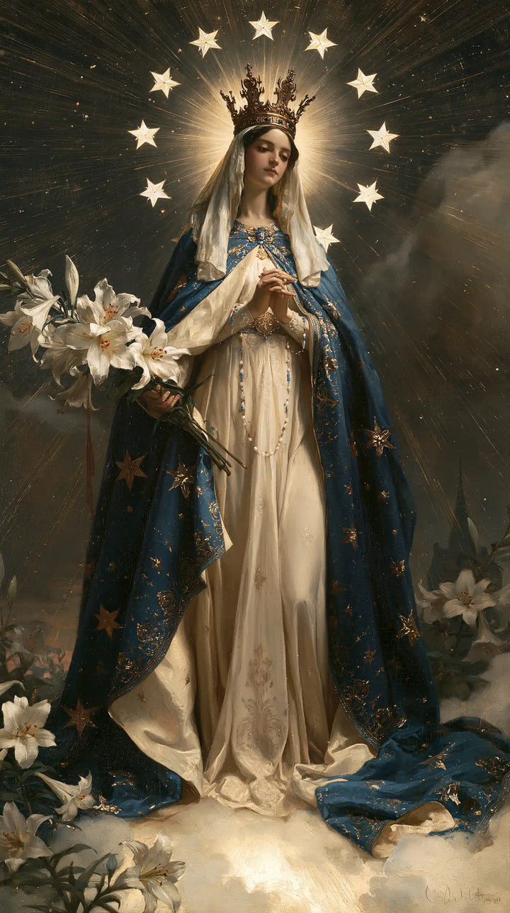 Mary Queen of Heaven - Symbolist · Portrait n° 2