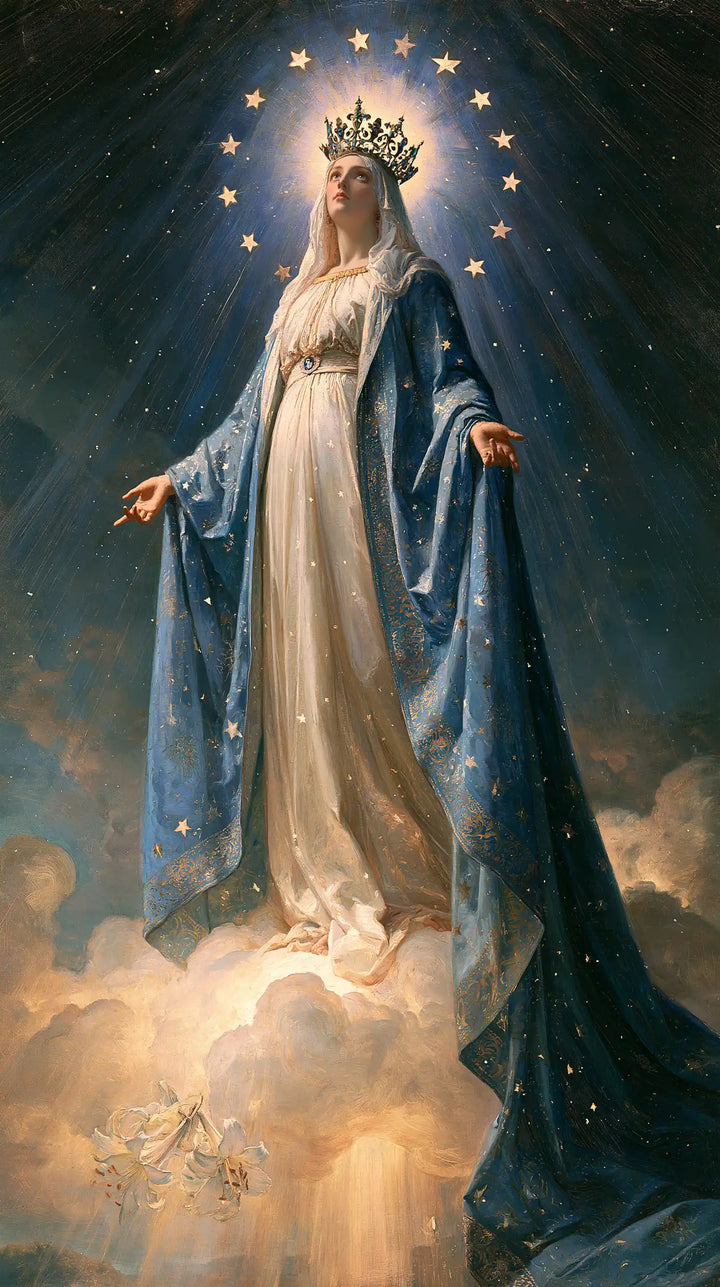 Mary Queen of Heaven - Symbolist · Portrait n° 10