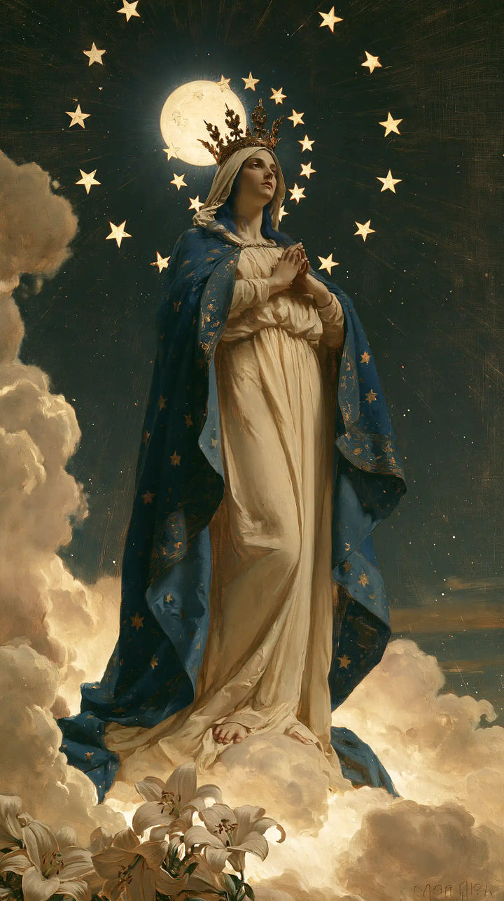 Mary Queen of Heaven - Symbolist · Portrait n° 14