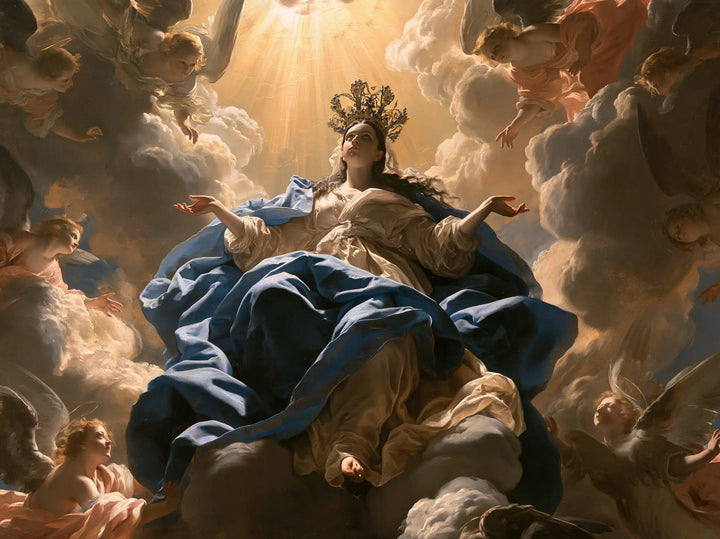 Mary, Queen of Heaven — The Gaze in the Golden Column