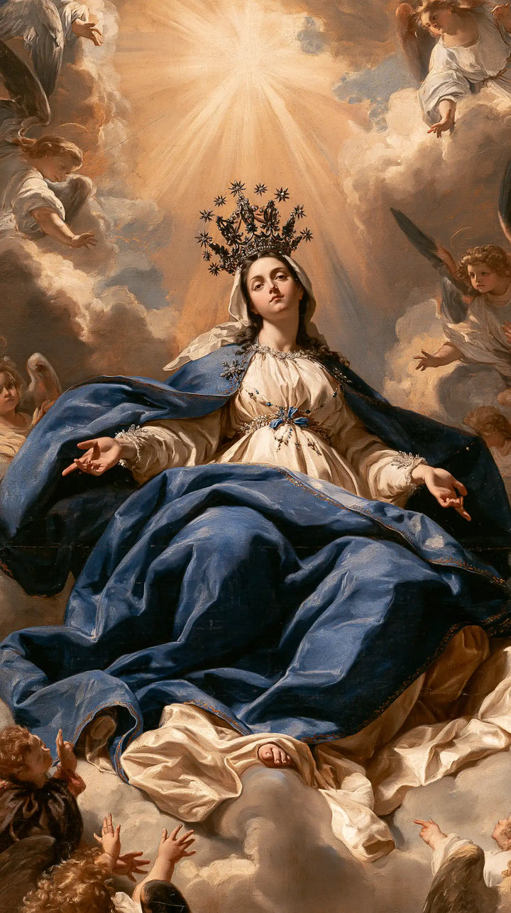 Mary, Queen of Heaven — The Crown at the Heart of Blazing Day