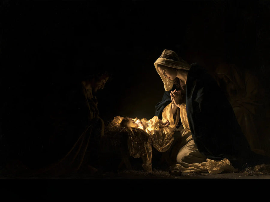 The Nativity - Black and Gold · Landscape n° 2