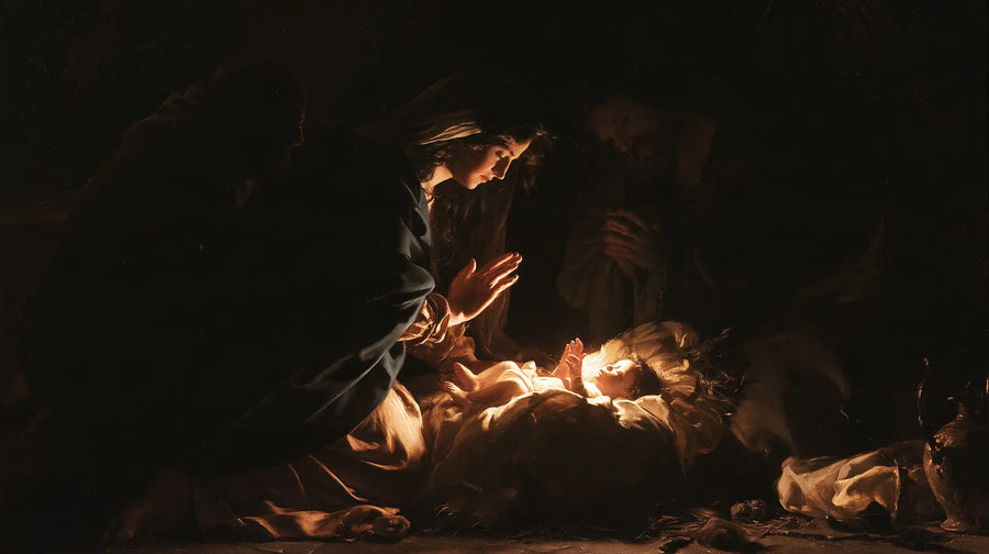 The Nativity - Black and Gold · Landscape n° 17