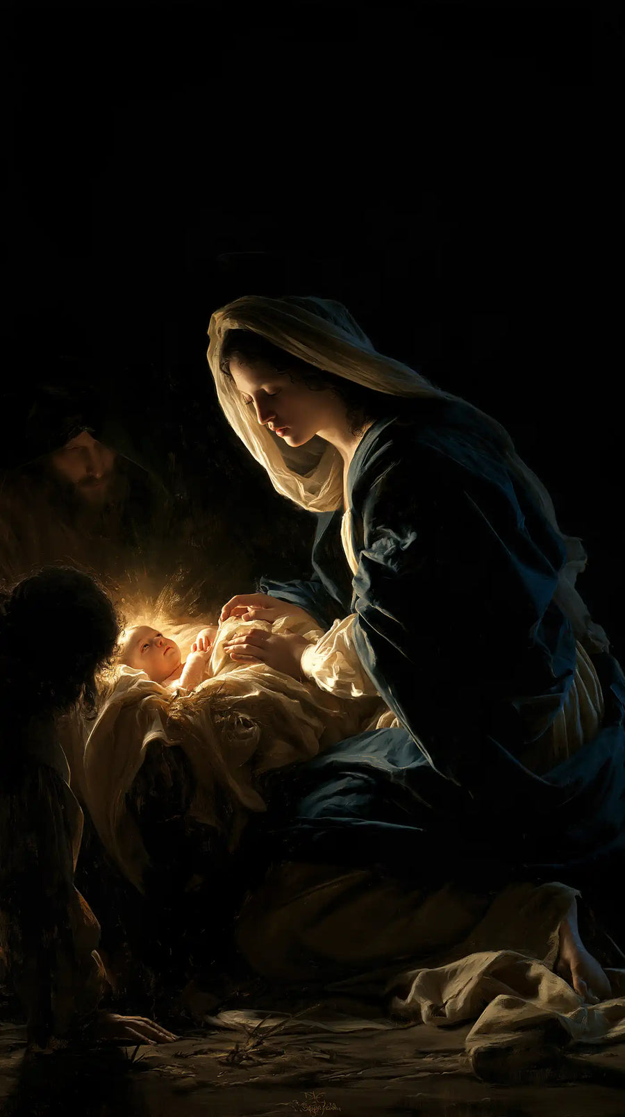 The Nativity - Black and Gold · Portrait n° 3