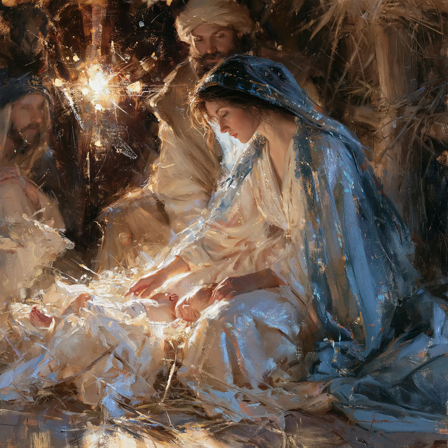 The Nativity - Impressionist · Square n° 10