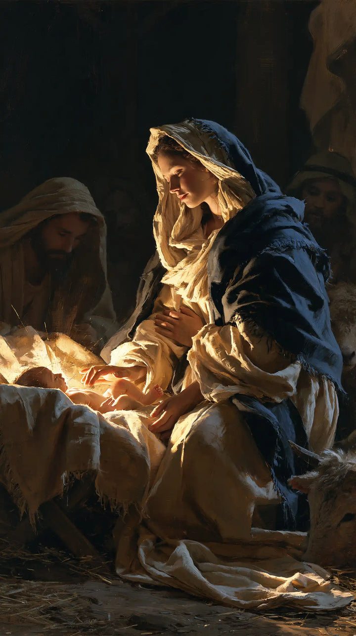 The Nativity - Infant Jesus as Divine Light · Portrait n° 1