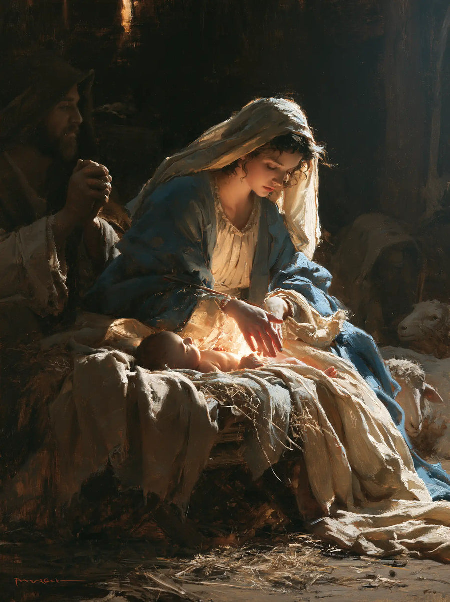 The Nativity - Infant Jesus as Divine Light · Portrait n° 10