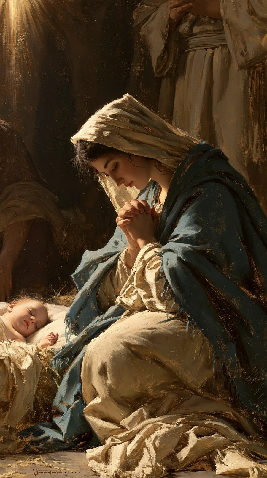 The Nativity - Mary Adoring the Christ Child · Portrait n° 3