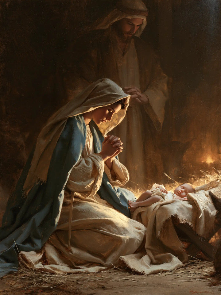 The Nativity - Mary Adoring the Christ Child · Portrait n° 17