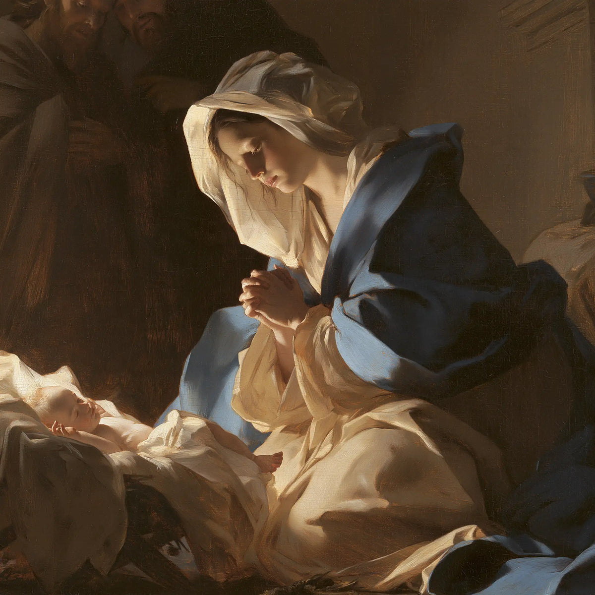 The Nativity — The Face Sheltered by the Pale Veil