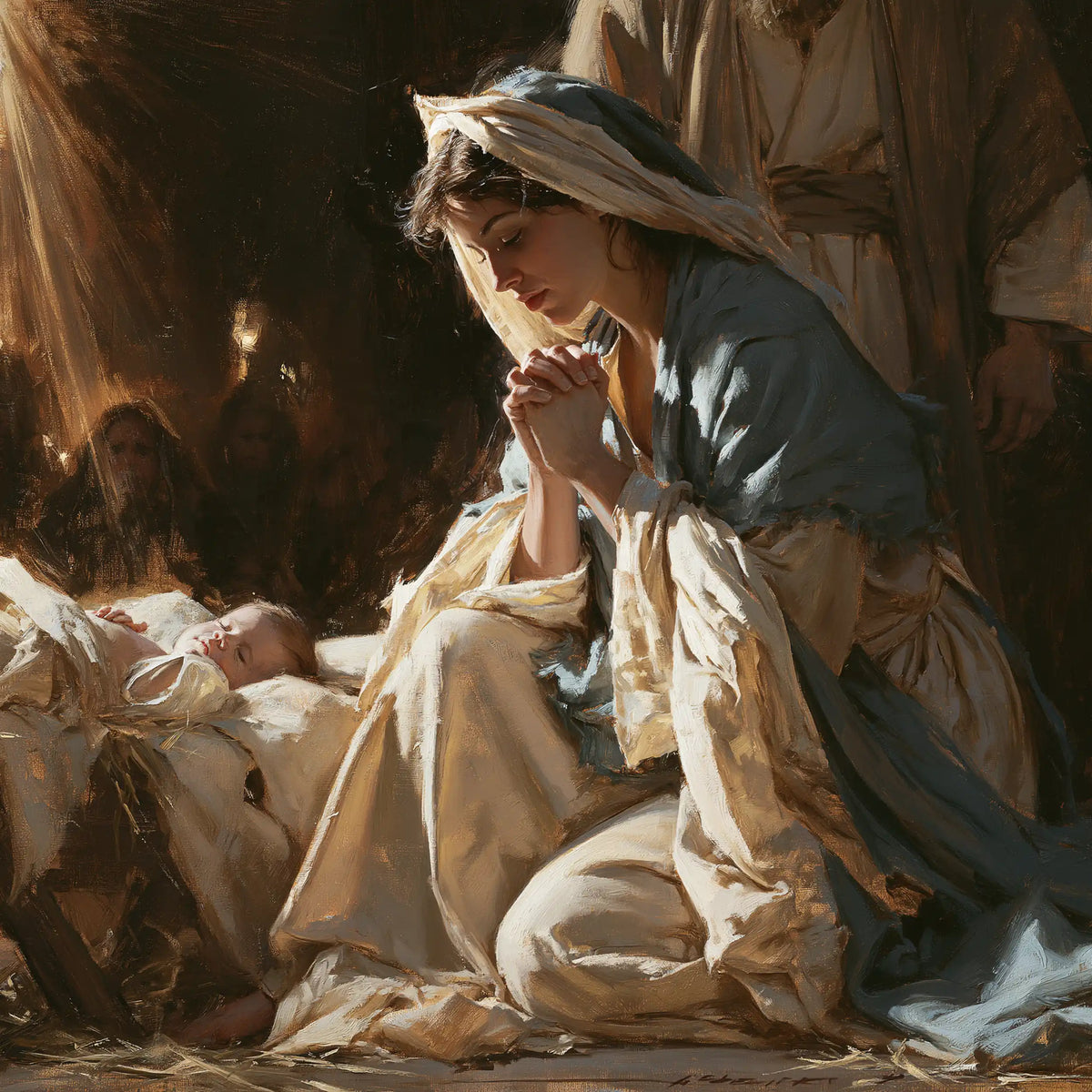 The Nativity — Repose Before Interlaced Hands