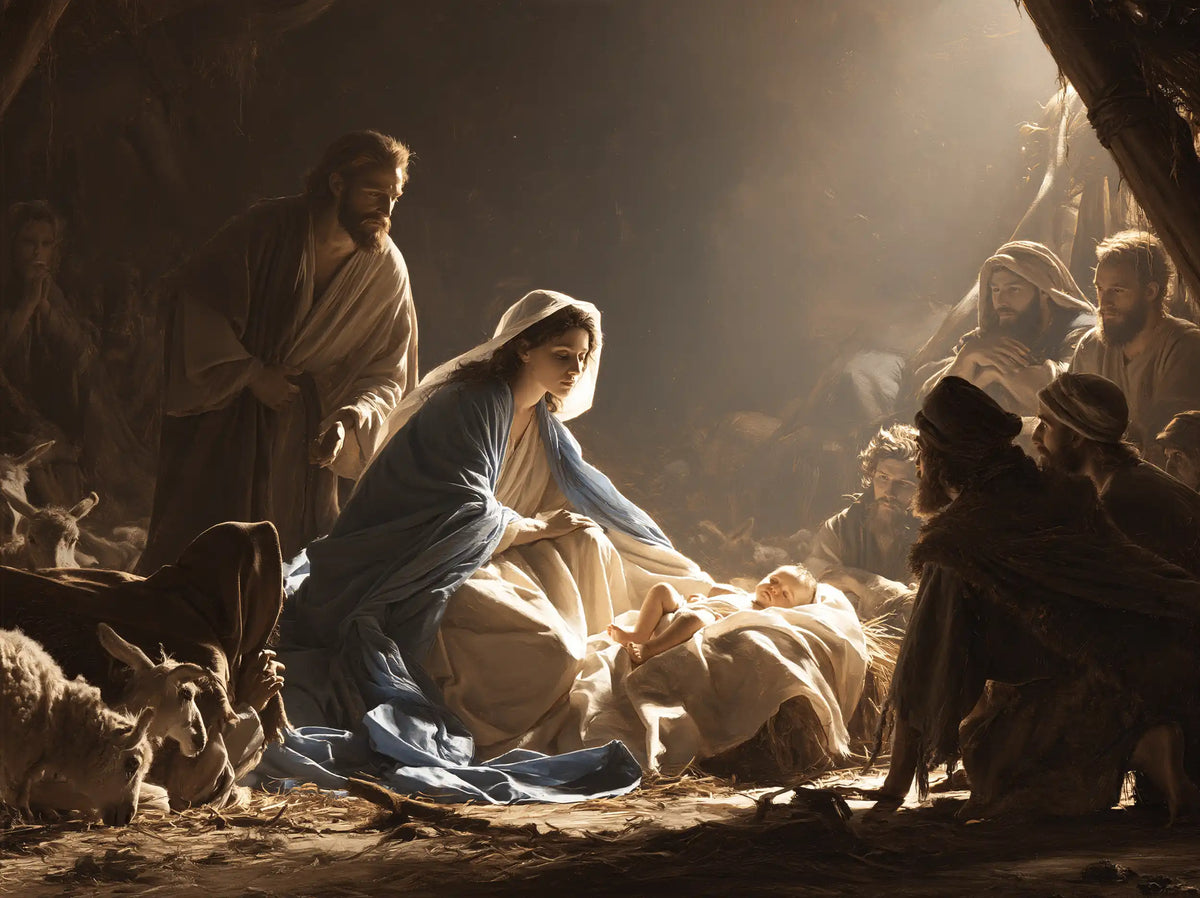 The Nativity — The Light Welcomes the Flock
