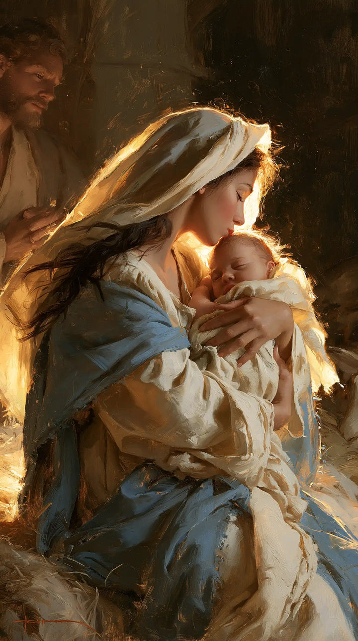 The Nativity - Mary Kissing the Infant Jesus · Portrait n° 4