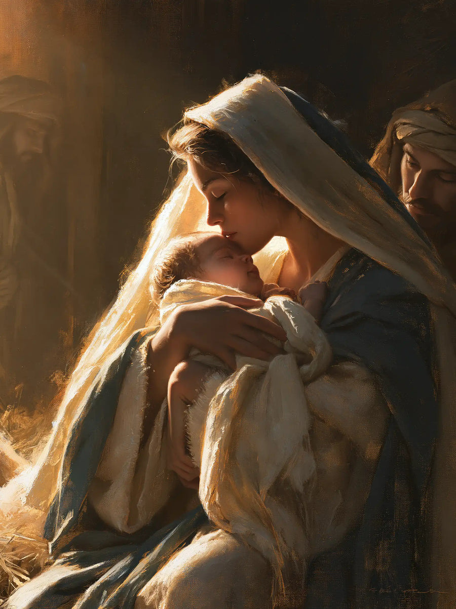 The Nativity - Mary Kissing the Infant Jesus · Portrait n° 7