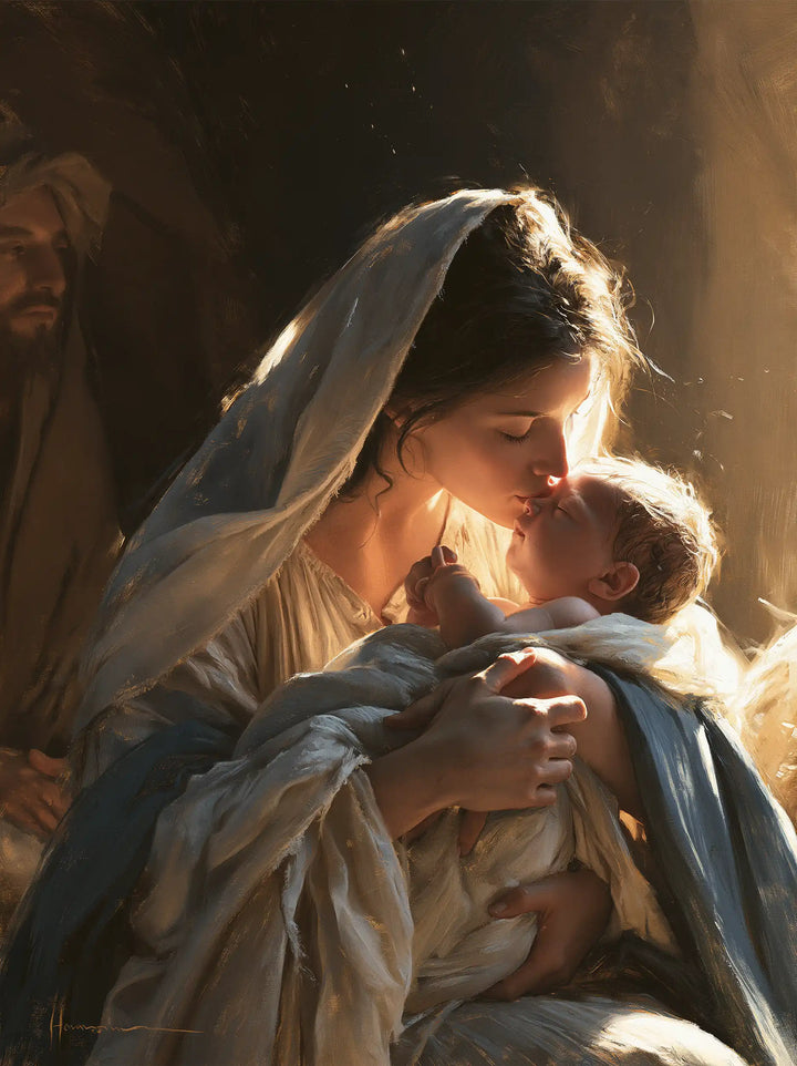 The Nativity - Mary Kissing the Infant Jesus · Portrait n° 12