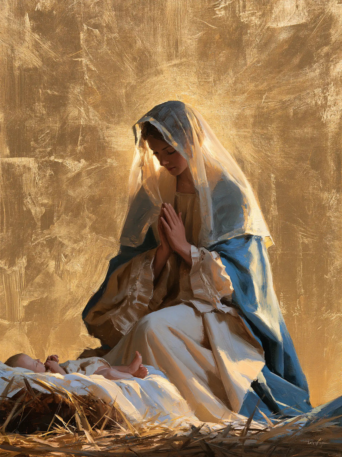 The Nativity — The Face Sheltered in Sacred Daylight