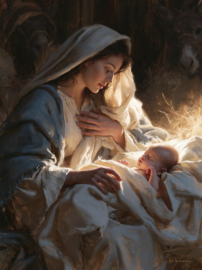 The Nativity - Sacred Maternal Tenderness · Portrait n° 3