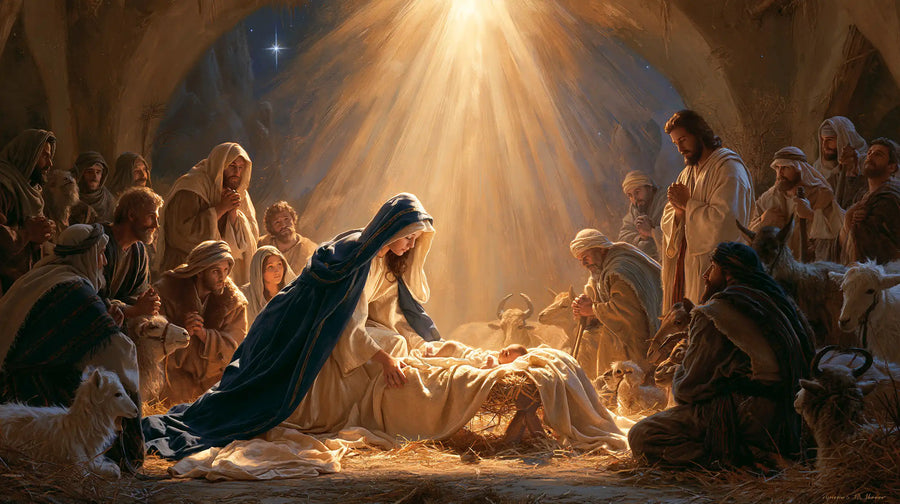 The Nativity - Sacred Monumental View · Landscape n° 11