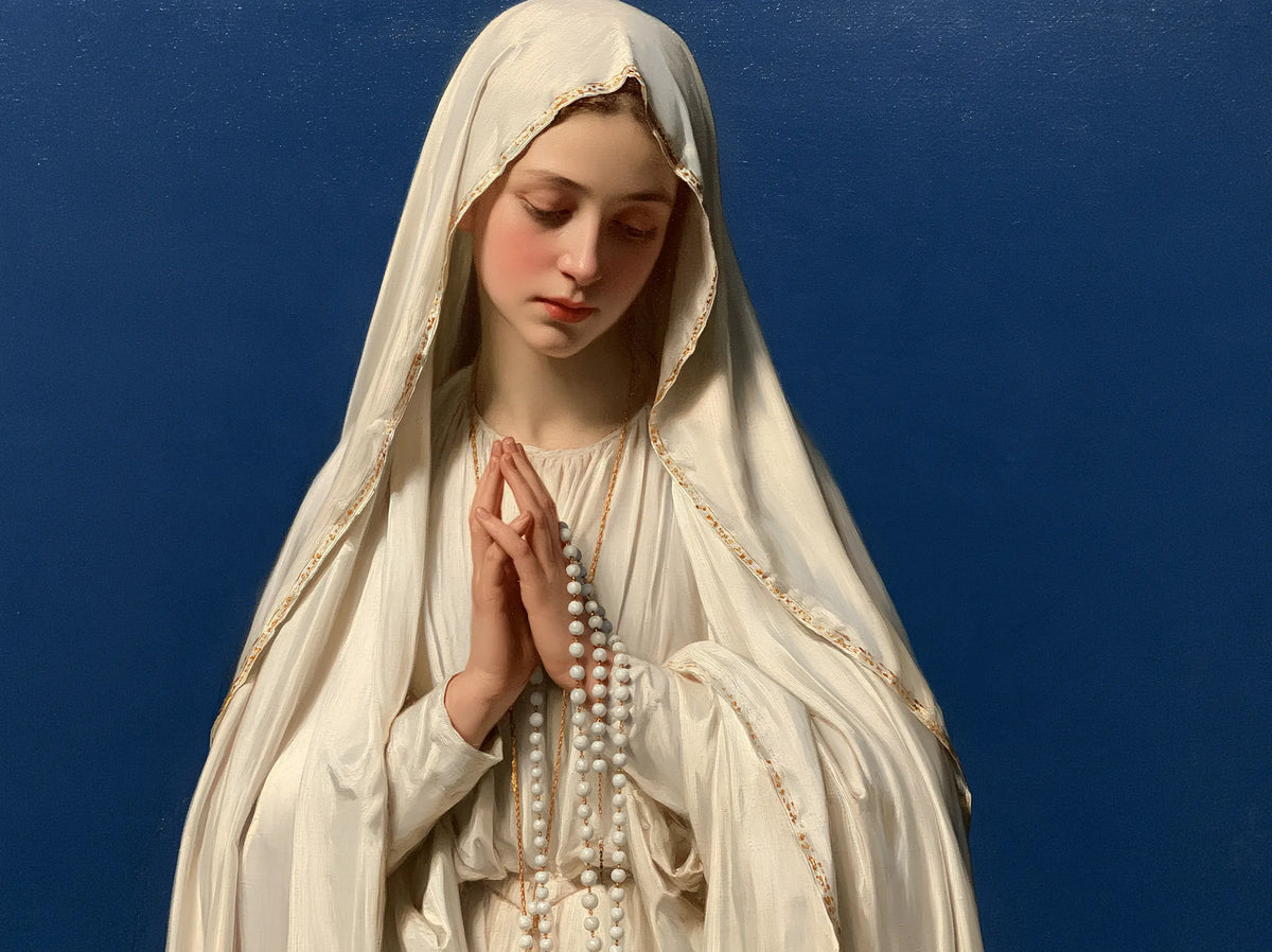 Our Lady of Fatima – Pearl Beads and Gentle Light