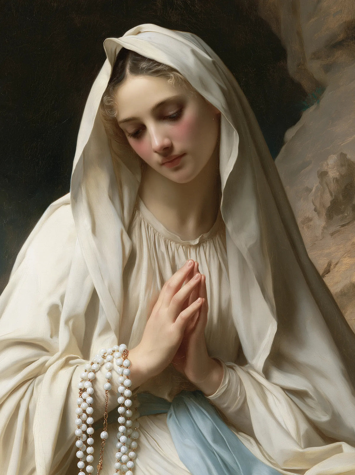 Our Lady of Lourdes – Among the White Roses