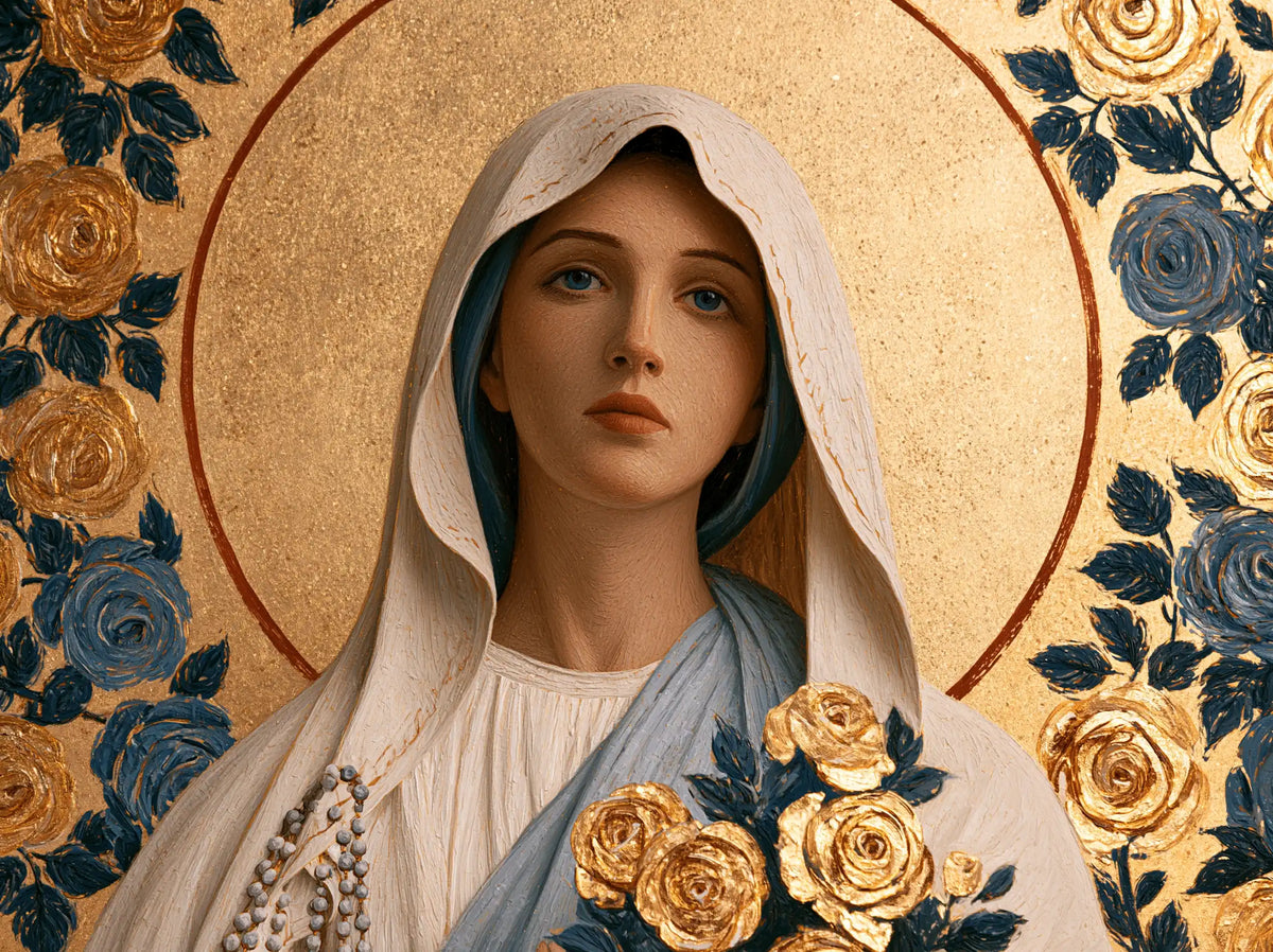 Our Lady of Lourdes Devotional Portrait · Landscape no. 7