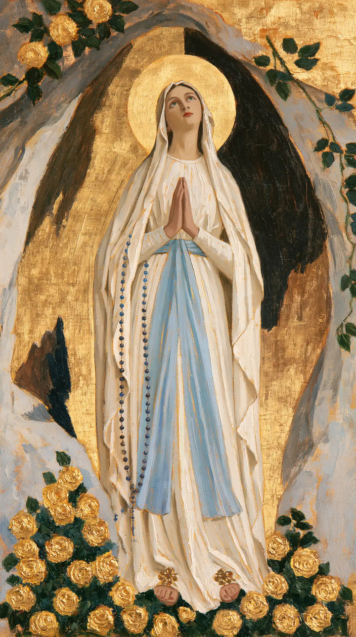 Our Lady of Lourdes Devotional Portrait · Portrait no. 2