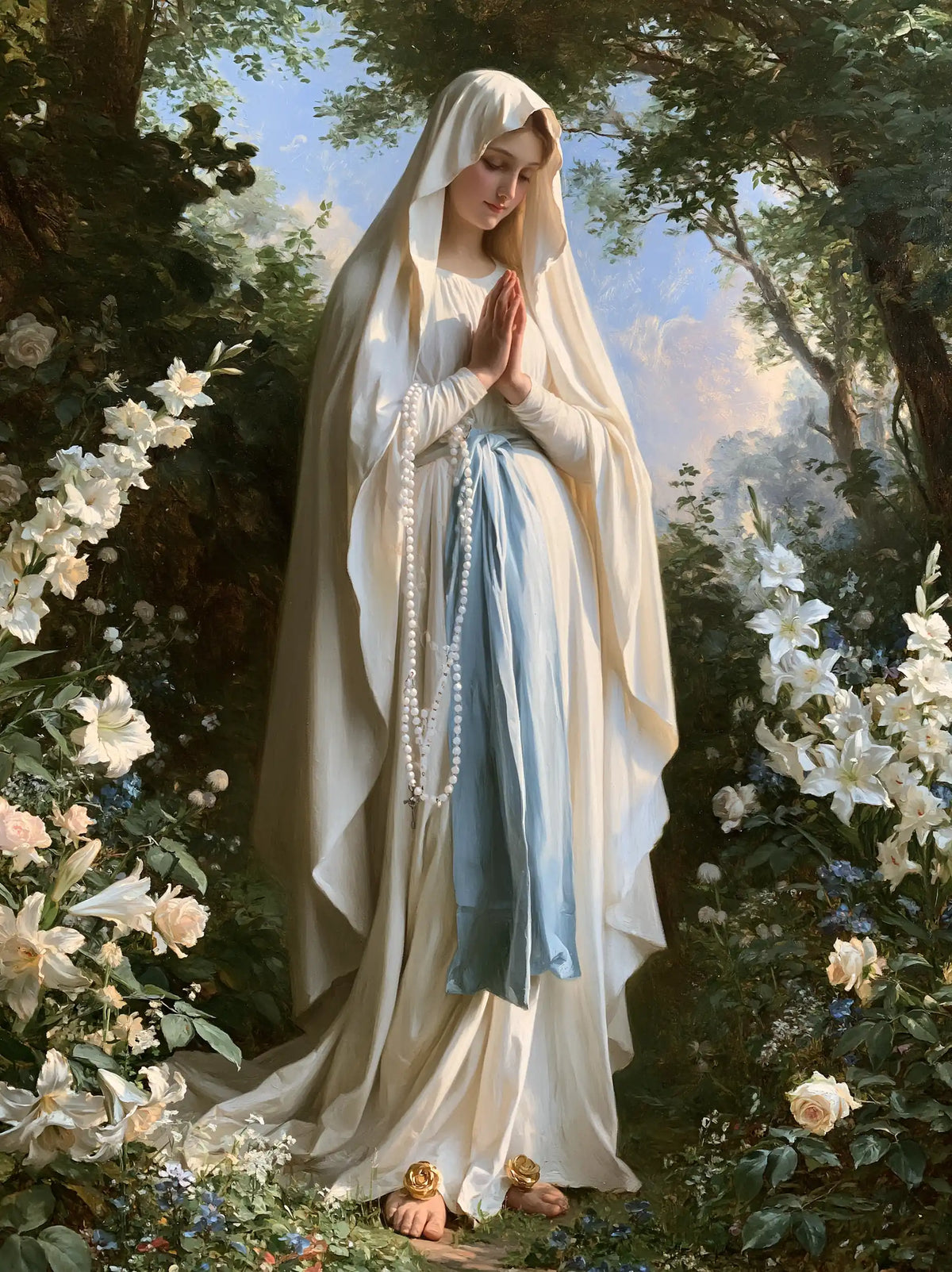 Our Lady of Lourdes – Full-Length Golden Devotion