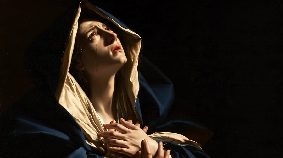 Our Lady of Sorrows - Caravaggio Tenebrism · Landscape n° 18