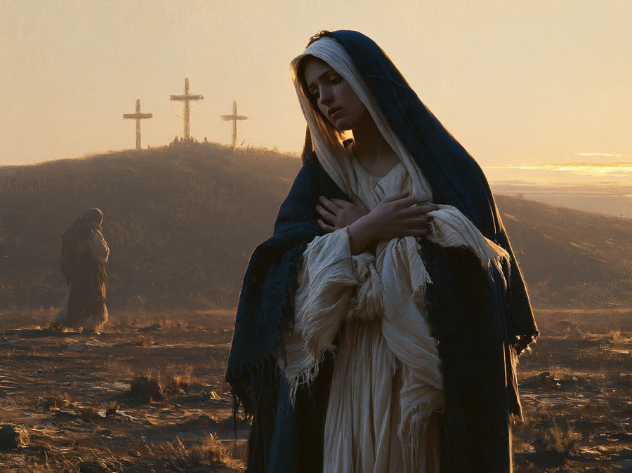 Our Lady of Sorrows - Mary before the Deserted Golgotha · Landscape n° 1