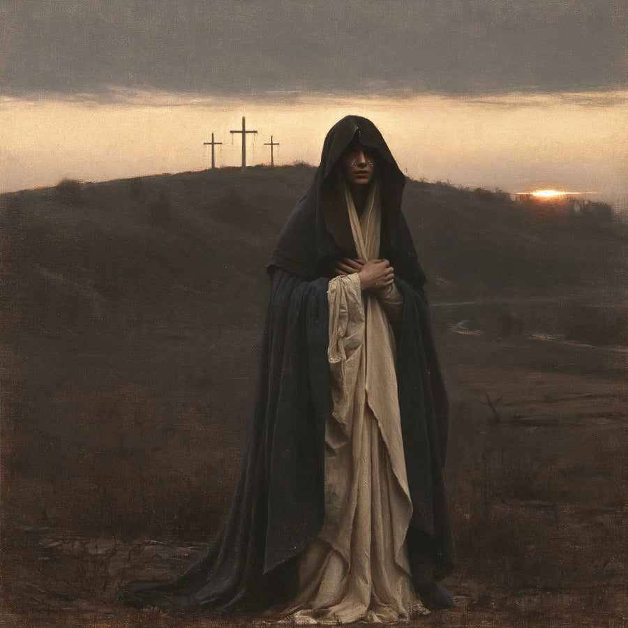 Our Lady of Sorrows - Mary before the Deserted Golgotha · Square n° 3