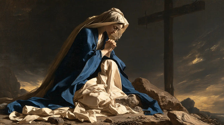 Our Lady of Sorrows - Mary Kneeling before the Cross · Landscape n° 11