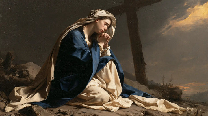 Our Lady of Sorrows - Mary Kneeling before the Cross · Landscape n° 12