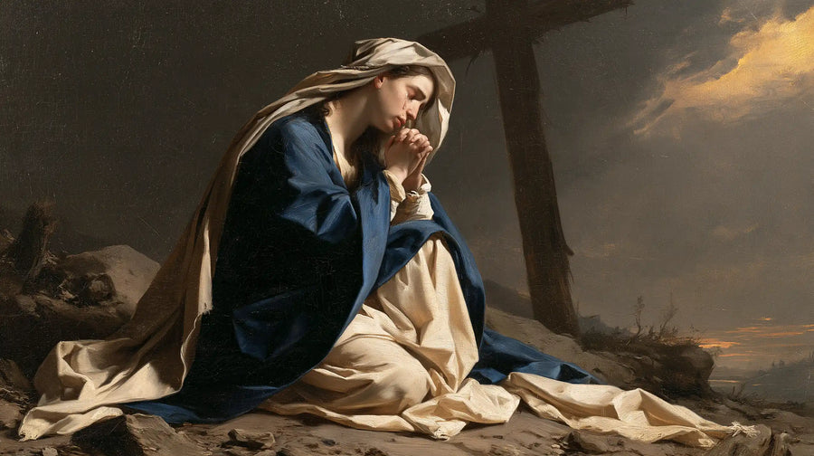Our Lady of Sorrows - Mary Kneeling before the Cross · Landscape n° 12