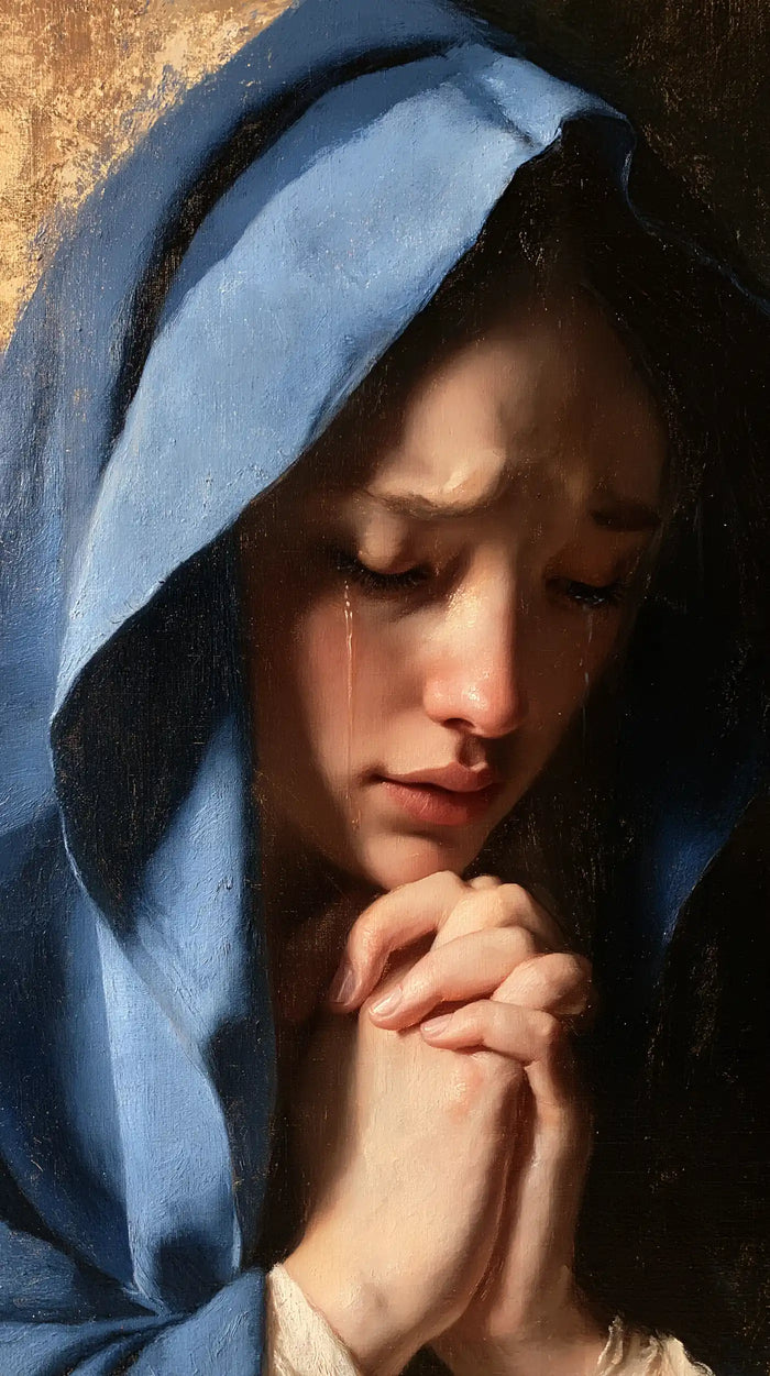 Our Lady of Sorrows - Mary Weeping in Silence · Portrait n° 2