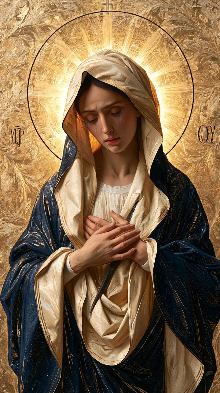 Our Lady of Sorrows - Sacred Gold · Portrait n° 2