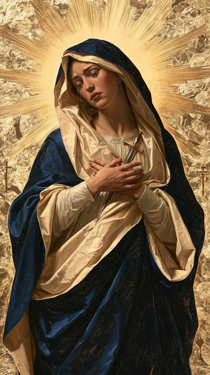 Our Lady of Sorrows - Sacred Gold · Portrait n° 10